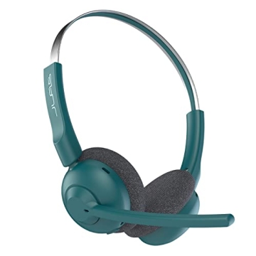 JLab Go Work Pop Wireless Headset - 50+ Hours Playtime, Bluetooth Multipoint, Noise Canceling Mic