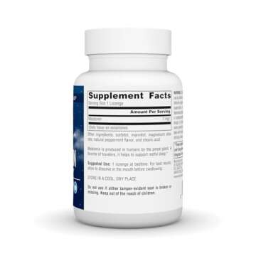 Source Naturals Melatonin 1 mg Peppermint Lozenges - Sleep Aid, 200 Count