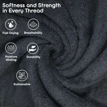 Ariv Premium Soft Bath Towels - Perfect for Sensitive Skin