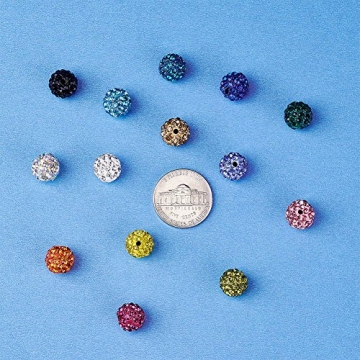 Pave Czech Crystal Rhinestone Clay Beads for DIY Jewelry