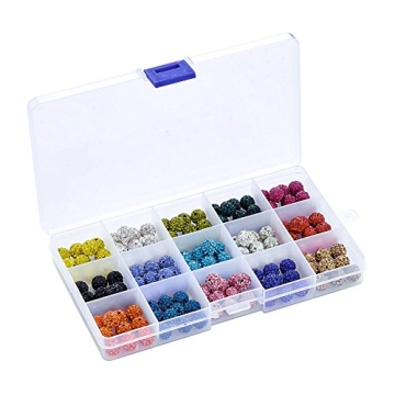 Pave Czech Crystal Rhinestone Clay Beads for DIY Jewelry