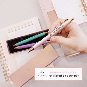 MESMOS Pastel Pen & Daily Planner - Boost Productivity & Organization