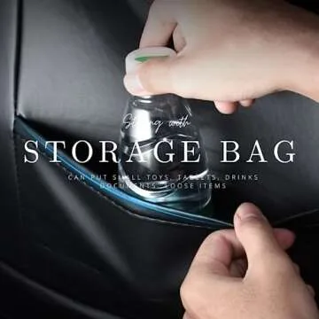 Carshaping Universal Car Seat Cover Full Surrounded by Breathable Crown Soft Leather Front Car Seat Cushion (1PCS Front Seat No Pillow)