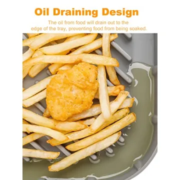 Durable SMARTAKE Air Fryer Silicone Liner - Easy Clean