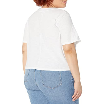 The Drop Women's Sydney Cropped Crewneck T-Shirt - Comfortable & Stylish