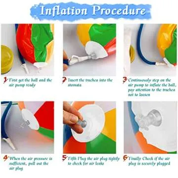 UMUACCAN Inflatable Beach Balls for Kids - 12 Pack