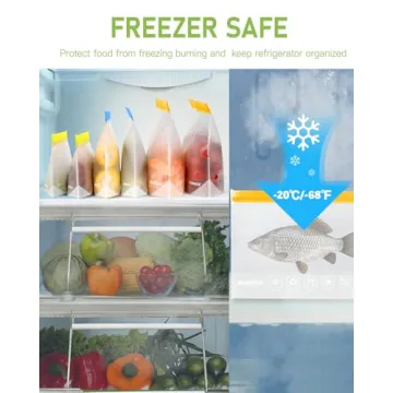 Reusable Leakproof BPA Free Dishwasher Safe Silicone Bags