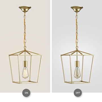 Elegant Gold Lantern Pendant Light for Stunning Decor