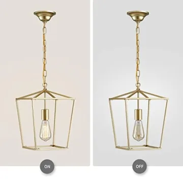 Elegant Gold Lantern Pendant Light for Stunning Decor
