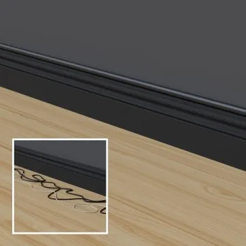 D-Line Half Round Cord Hider - Elegant Cable Management