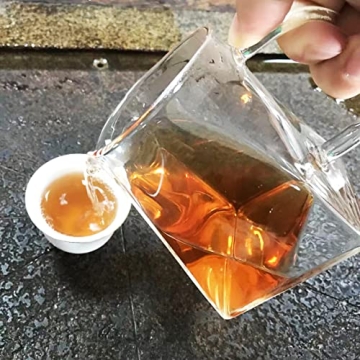 Handmade Glass Tea Fair Cup 350ml Heat Resistant Drinkware