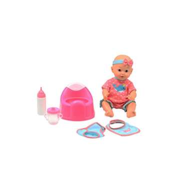 Dream Collection, Drink & Wet Baby Doll with Training Potty - Lifelike Baby Doll and Accessories for...