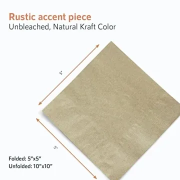 200 Eco-Friendly Biodegradable Napkins for Every Occasion