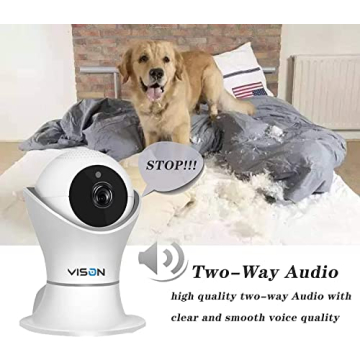 HD 1080p Pet Camera with 360° View and Night Vision