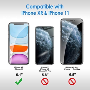 JETech Screen Protector for iPhone 11 and XR 2-Pack