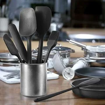 Heat Resistant BPA Free Silicone Spatula Set for Cooking