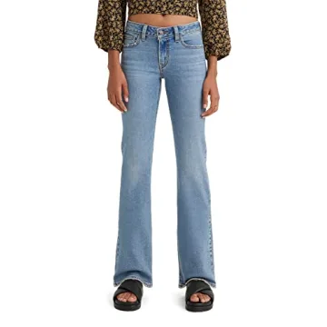 Levi's Women's Superlow Boot Jeans - Stylish Comfort in Medium Indigo