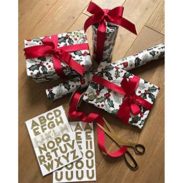 VATIN Double Face Hot Red Satin Ribbon - 1" x 25 Yards