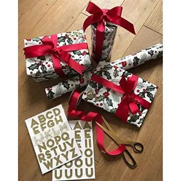 VATIN Double Face Hot Red Satin Ribbon - 1" x 25 Yards