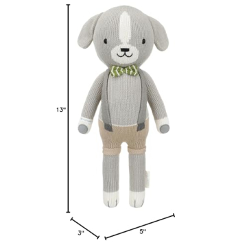 Cuddle + Kind Noah The Dog Doll - Hand-Knit Gift That Feeds Kids