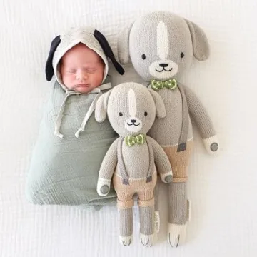 Cuddle + Kind Noah The Dog Doll - Hand-Knit Gift That Feeds Kids