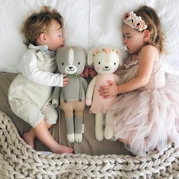 Cuddle + Kind Noah The Dog Doll - Hand-Knit Gift That Feeds Kids