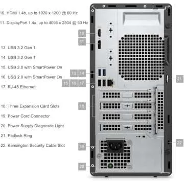 Dell Optiplex 7010 Tower i7, 32GB RAM, 1TB SSD, Windows 11 Pro