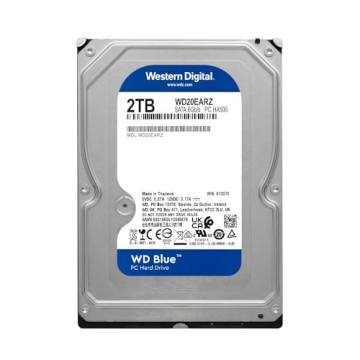 Western Digital 2TB WD Blue PC Internal Hard Drive HDD - 5400 RPM, SATA 6 Gb/s, 64 MB Cache, 3.5" - ...