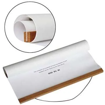 Miaowater Teak Wood Magnetic Poster Frame Set of 2