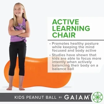 Kids Peanut Balance Ball for Active Play and Focus