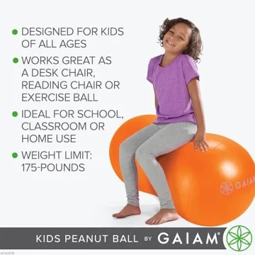 Kids Peanut Balance Ball for Active Play and Focus