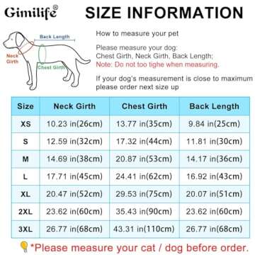 Dog Costume, Gimilife Dog Hoodie, Dog Halloween Costume Pet Xmas Pajamas Outfit, Pet Coat Cartoon Costumes for Small Medium Large Dogs and Cats for Halloween Christmas and Winter - 3XL