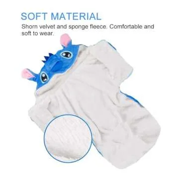 Dog Costume, Gimilife Dog Hoodie, Dog Halloween Costume Pet Xmas Pajamas Outfit, Pet Coat Cartoon Costumes for Small Medium Large Dogs and Cats for Halloween Christmas and Winter - 3XL