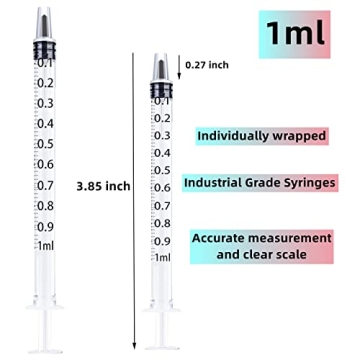 Precision 30 Pack Plastic Syringe for Arts and Crafts