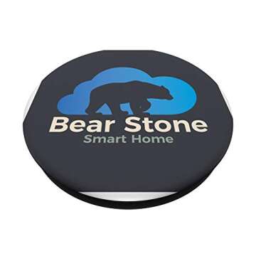 Bear Stone Smart Home PopGrip - Versatile & Stylish Phone Accessory