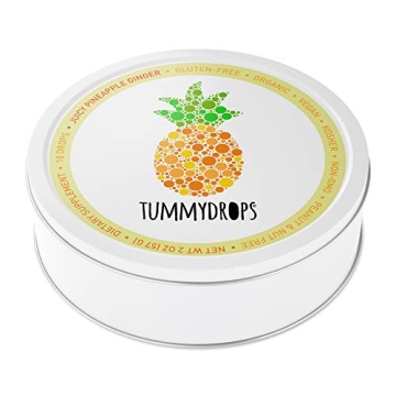 Organic Ginger Lozenges Variety Pack - 54 Drops in Three Flavors