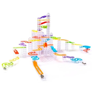 Fat Brain Toys Trestle Tracks Pro - 274-Piece Modular Marble Run, STEAM Toy, Ages 8+