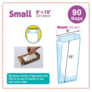 BOS Odor Sealing Disposable Bags - Durable & Unscented