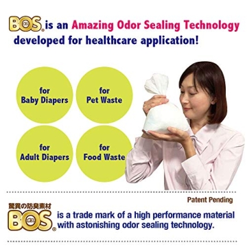 BOS Odor Sealing Disposable Bags - Durable & Unscented