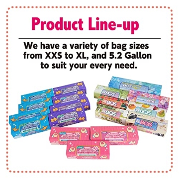 BOS Odor Sealing Disposable Bags - Durable & Unscented