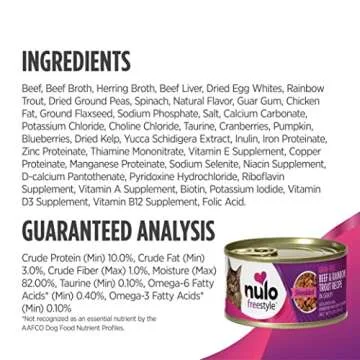 Nulo Freestyle Variety Flavors Wet Cat Food 3 oz Pack