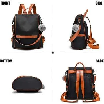 Lightweight Anti-Theft Women’s Backpack Purse