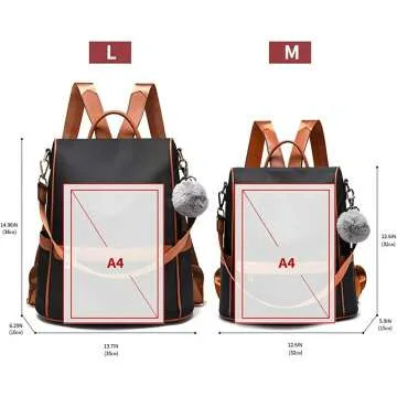 Lightweight Anti-Theft Women’s Backpack Purse