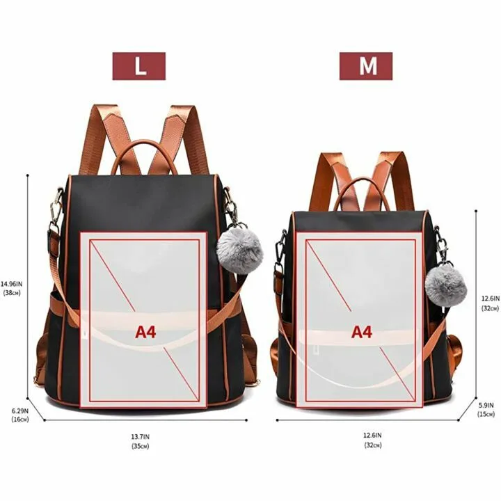 Lightweight Anti-Theft Women’s Backpack Purse