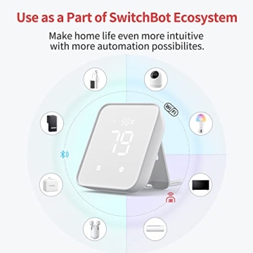 SwitchBot Hub 2 Smart Home Device for Temperature Control