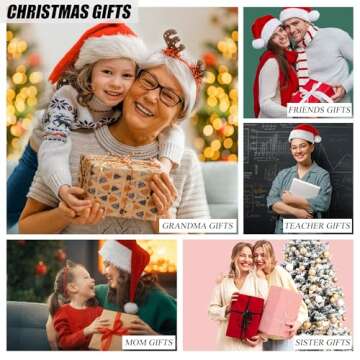 BeeGreen Thank You Gifts Hostess Gift Ideas Initial 13OZ Canvas Tote Bag with Pocket for Mom Sister ...