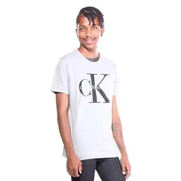 Calvin Klein Short Sleeve Monogram Logo T-Shirt for Men