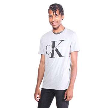 Calvin Klein Men's Short Sleeve Monogram Logo T-Shirt