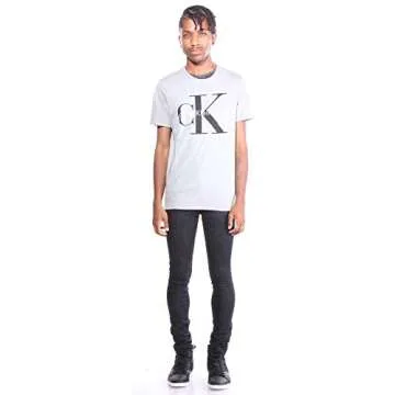 Calvin Klein Short Sleeve Monogram Logo T-Shirt for Men