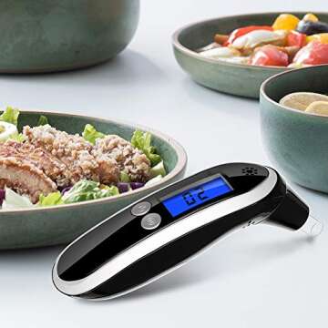 Ketosis Breath Meter, Professional Digital Keto Breath Tester for kKetosis with 10 Mouthpieces(Black)